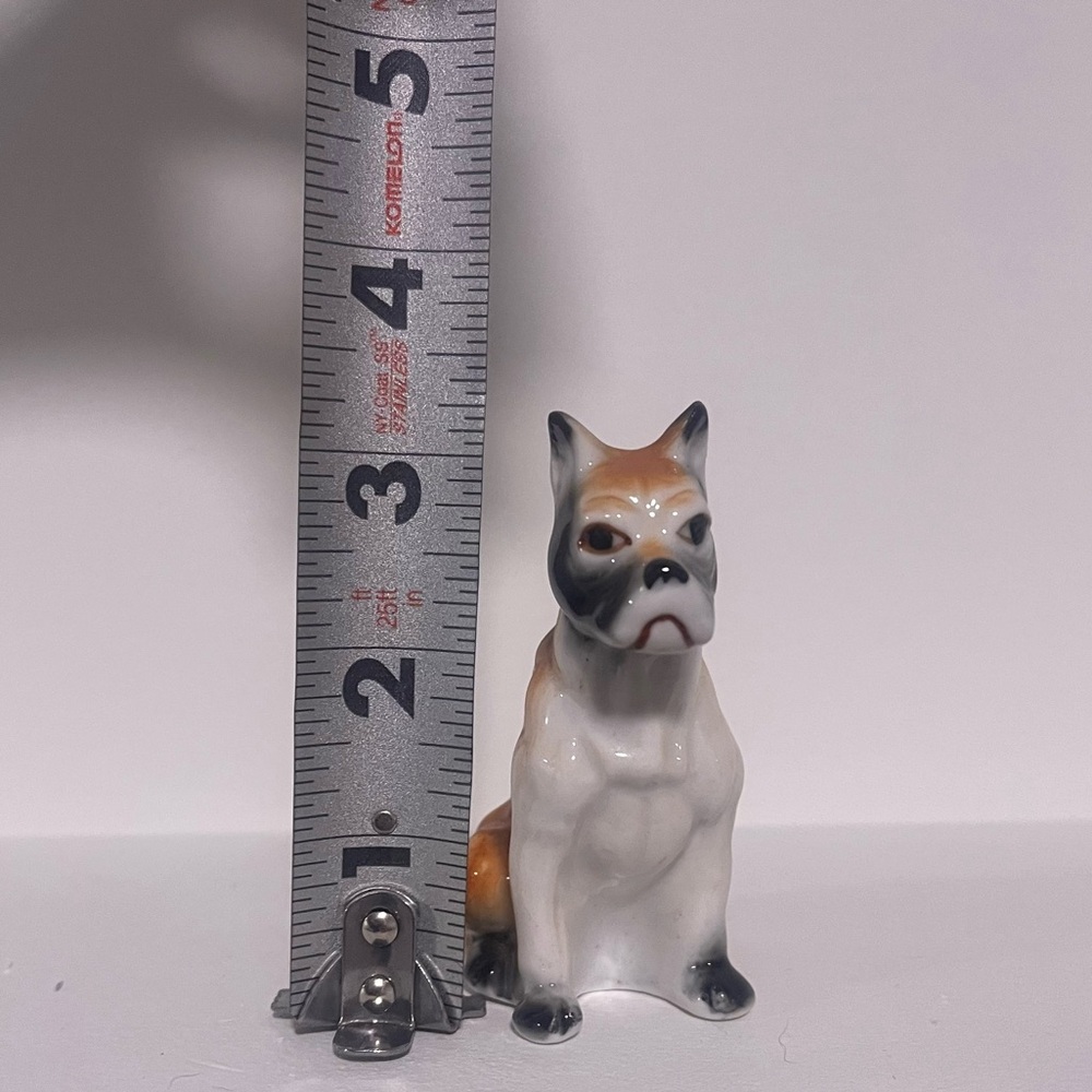 Antique Porcelain/Ceramic Boxer Dog Figurine - Picture 5 of 11